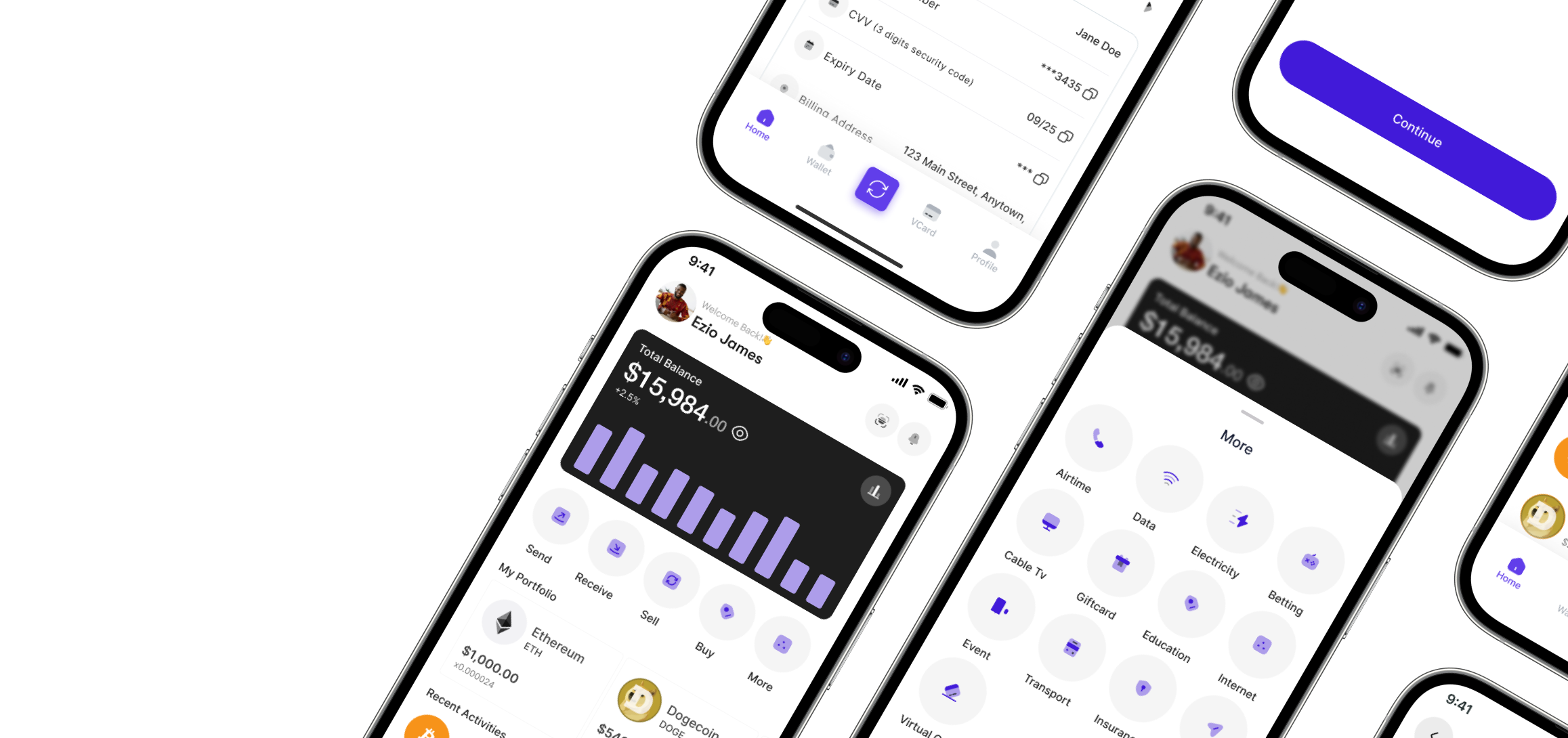 XSPEND App Screenshots